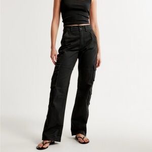 Abercrombie & Fitch Black Cargo Pants